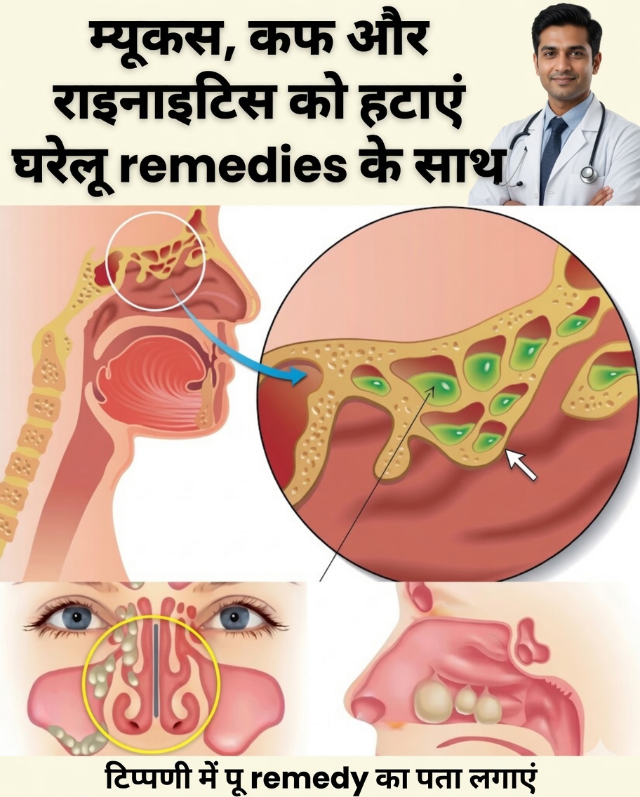 बलगम और कफ: प्रभावी घरेलू उपचार