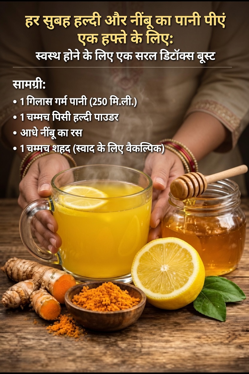 सुबह का हल्दी, नींबू, शहद और चिया पेय: प्राकृतिक सामग्री के साथ अपने दिन की शुरुआत करने का एक सरल तरीका