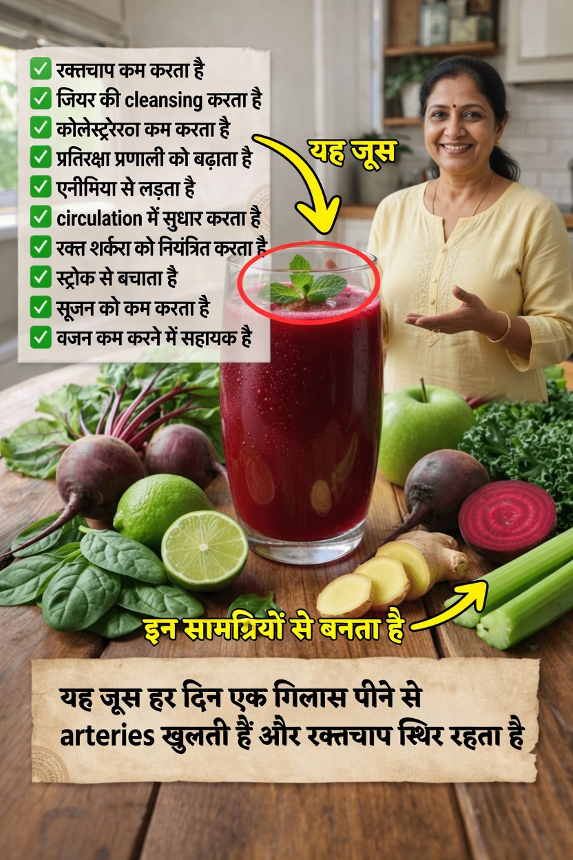 हृदय स्वास्थ्य के समर्थन के लिए रोज़ाना चुकंदर-आधारित सब्ज़ियों के जूस के आश्चर्यजनक लाभ खोजें