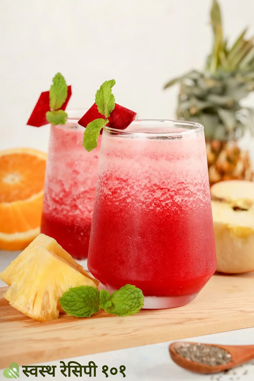 क्या यह चमकीला लाल फ्रूट पंच वह आसान आदत हो सकता है जिसकी आपके शरीर को कमी है?