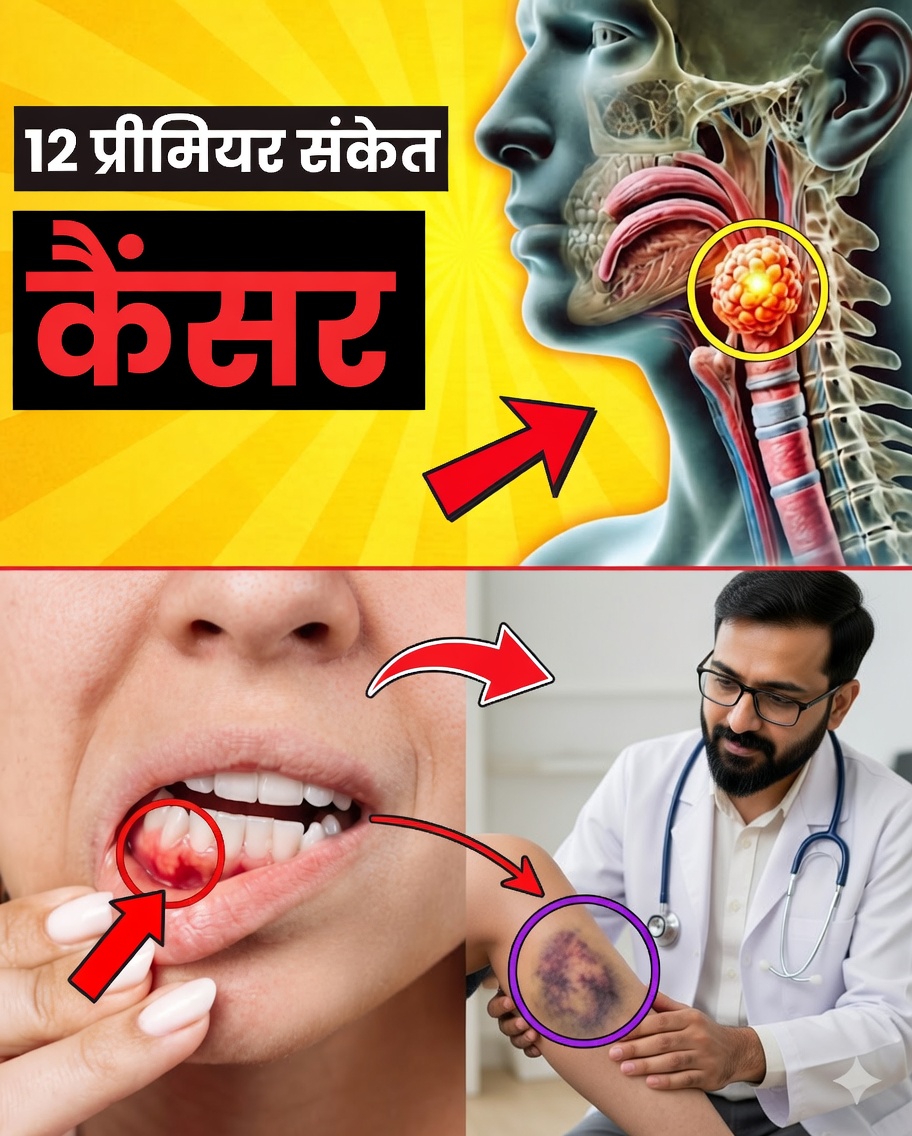 🚨 कैंसर के 12 शुरुआती संकेत जिन्हें कभी नज़रअंदाज़ नहीं करना चाहिए