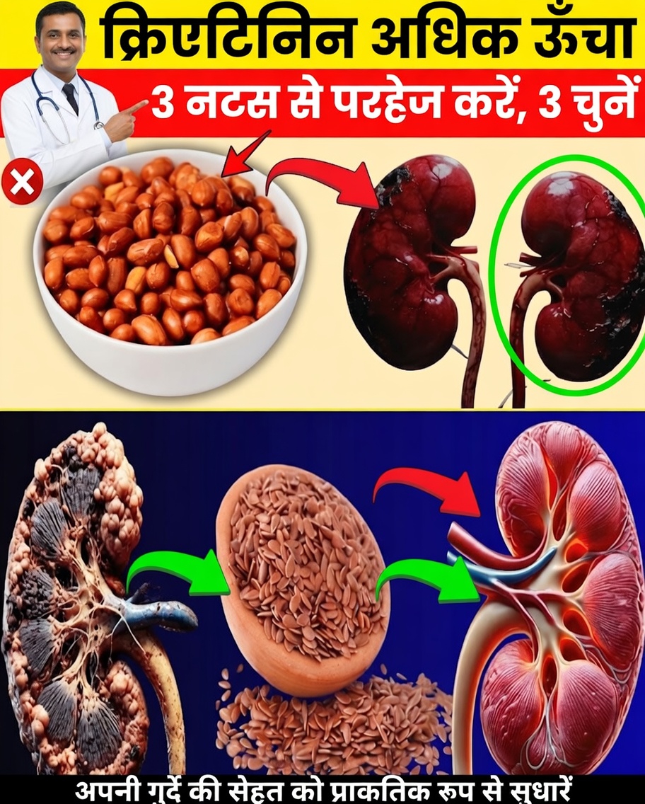 क्रिएटिनिन बहुत अधिक है? मेवों में यह साधारण बदलाव आपके गुर्दों को राहत दे सकता है