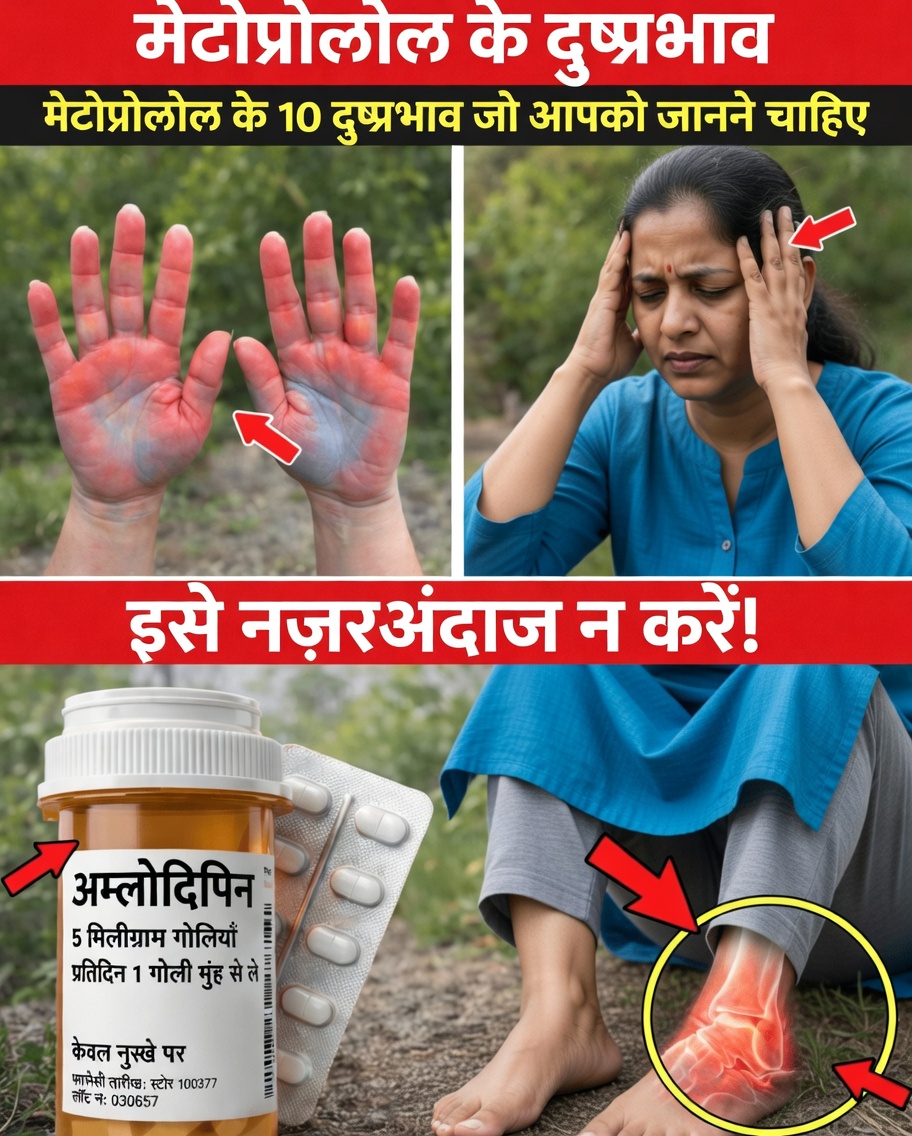 मेटोप्रोलोल के 10 आम दुष्प्रभाव जिनके बारे में आपको पता होना चाहिए: दवा के प्रति बेहतर जागरूकता के लिए आपकी मार्गदर्शिका