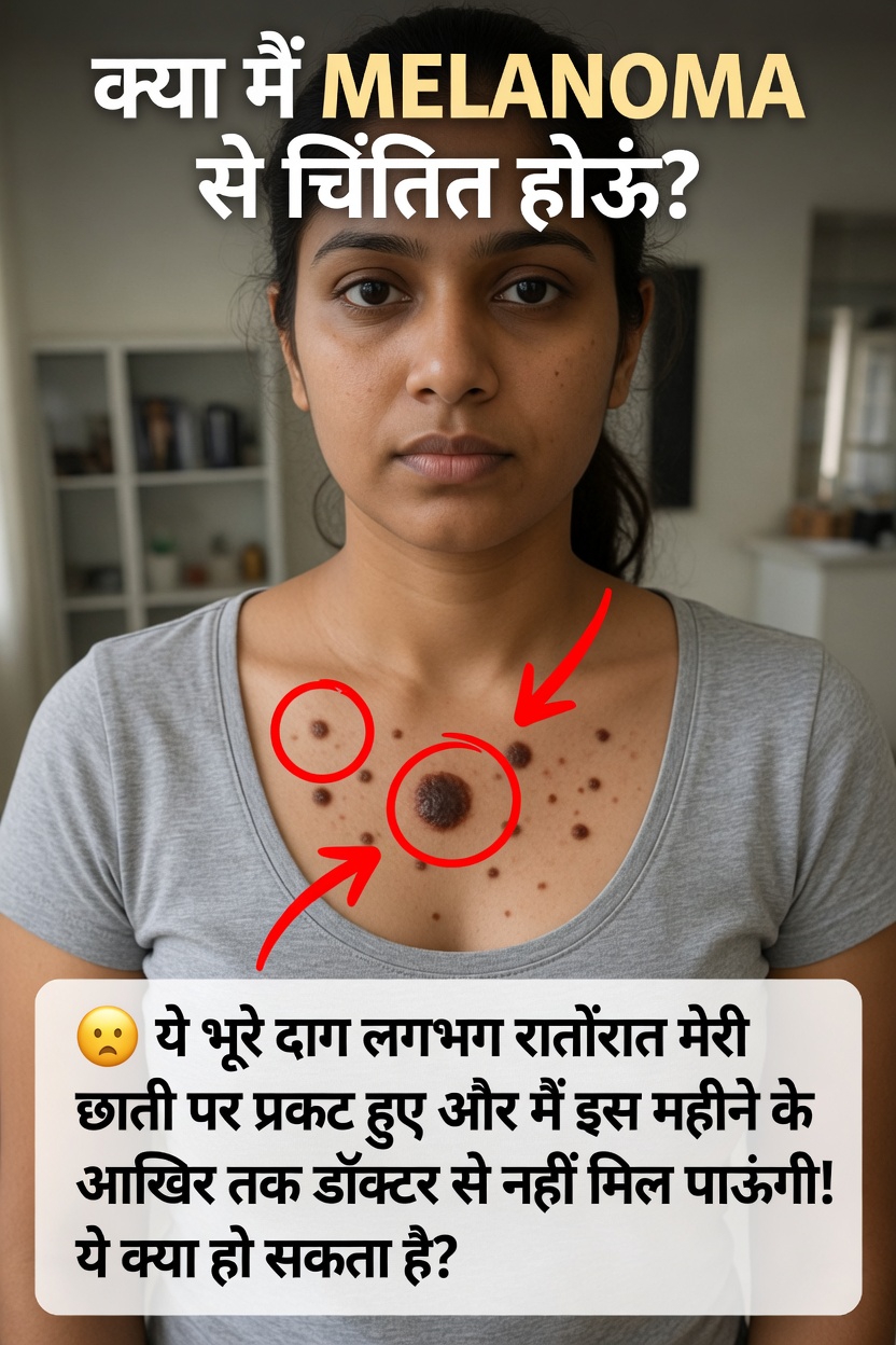 आपकी छाती पर अचानक भूरे धब्बे: उनका क्या मतलब हो सकता है और क्या आपको मेलेनोमा के बारे में चिंता करनी चाहिए?