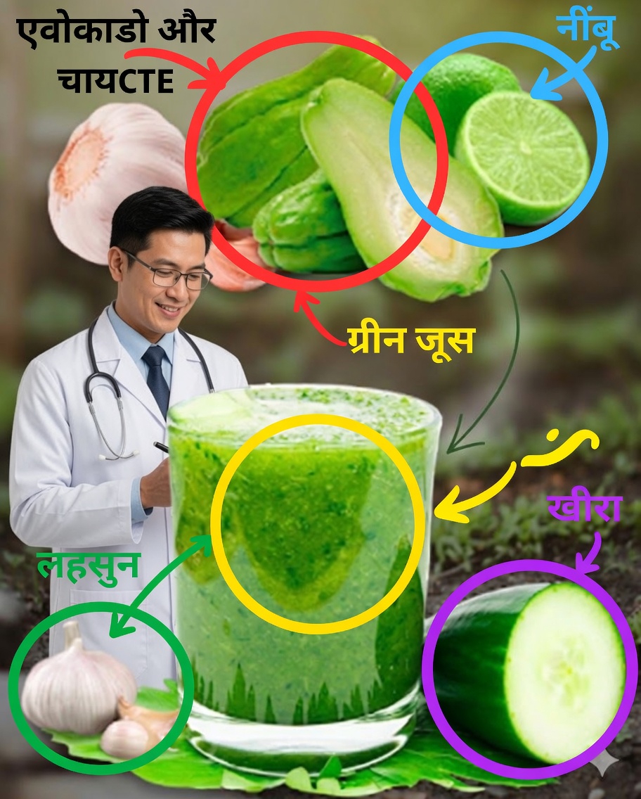 स्वास्थ्य के लिए प्राकृतिक नुस्खे: चायोट, लहसुन, नींबू और खीरे का पेय