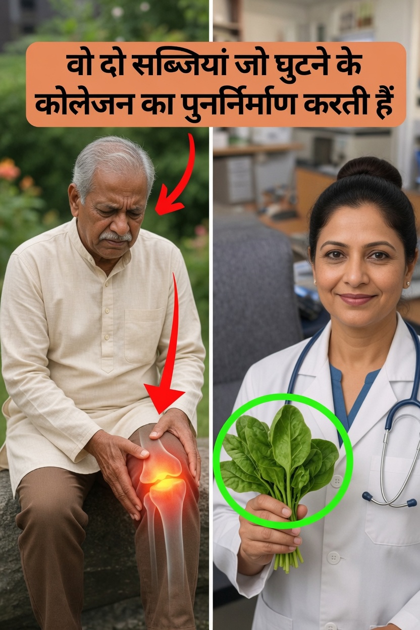 दो सब्जियाँ जो स्वस्थ घुटनों के लिए प्राकृतिक कोलेजन उत्पादन को समर्थन देती हैं