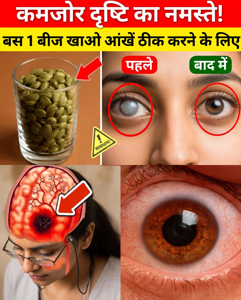 90 के बाद भी? अपनी आंखों और दिमागी ताकत को बढ़ाने के लिए हर सुबह ये 3 बीज खाएं (असली विज्ञान + आसान दैनिक दिनचर्या)