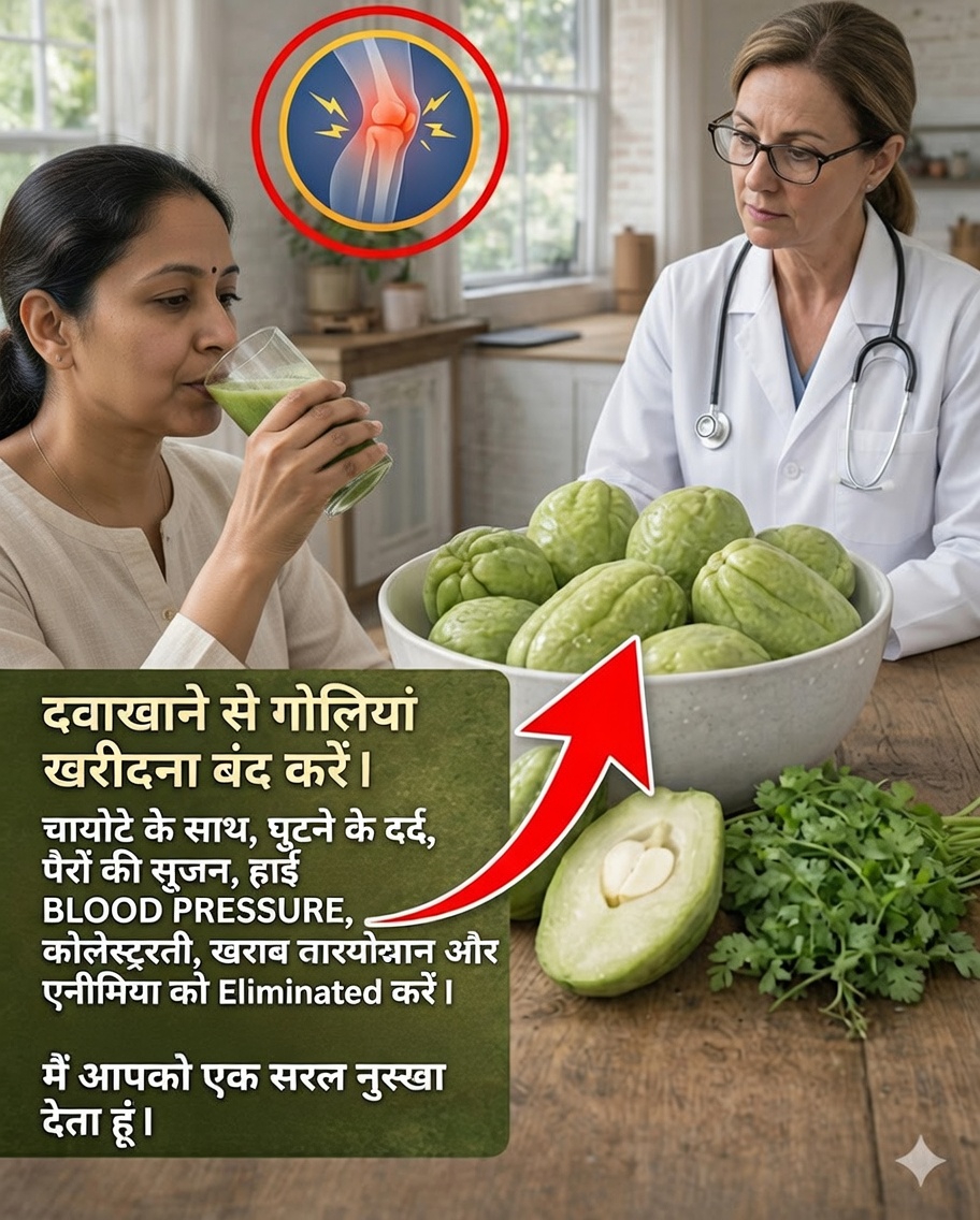 चायोटे का जूस और हर्बल चाय: प्राकृतिक उपाय जिसे कई लोग अपनी सेहत बनाए रखने के लिए अपना रहे हैं 🌿🥤