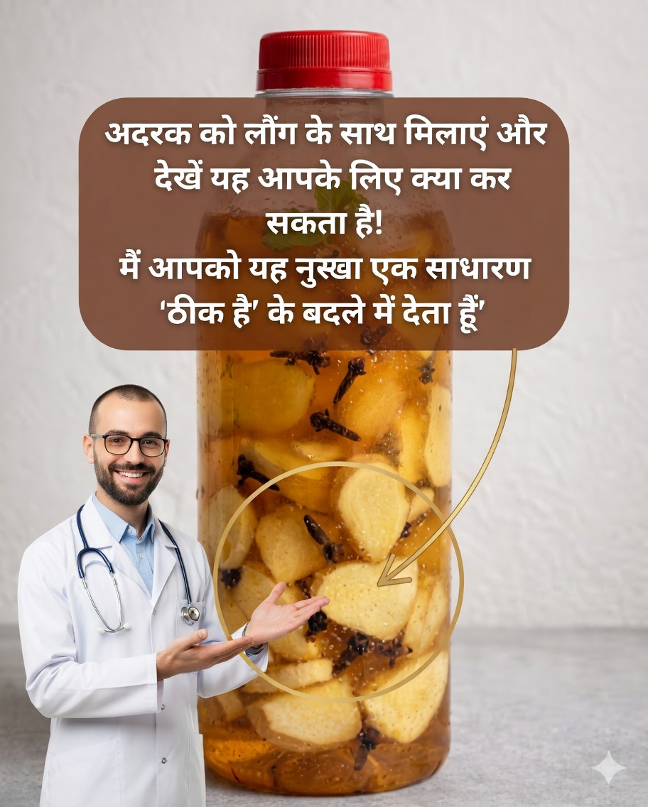 🌿 अदरक और लौंग: प्राकृतिक उपचार जो आपके स्वास्थ्य को बदल सकता है