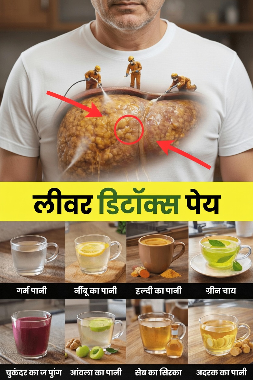 स्वस्थ लिवर की कार्यप्रणाली को प्राकृतिक रूप से सहारा देने वाले 8 सरल दैनिक पेय