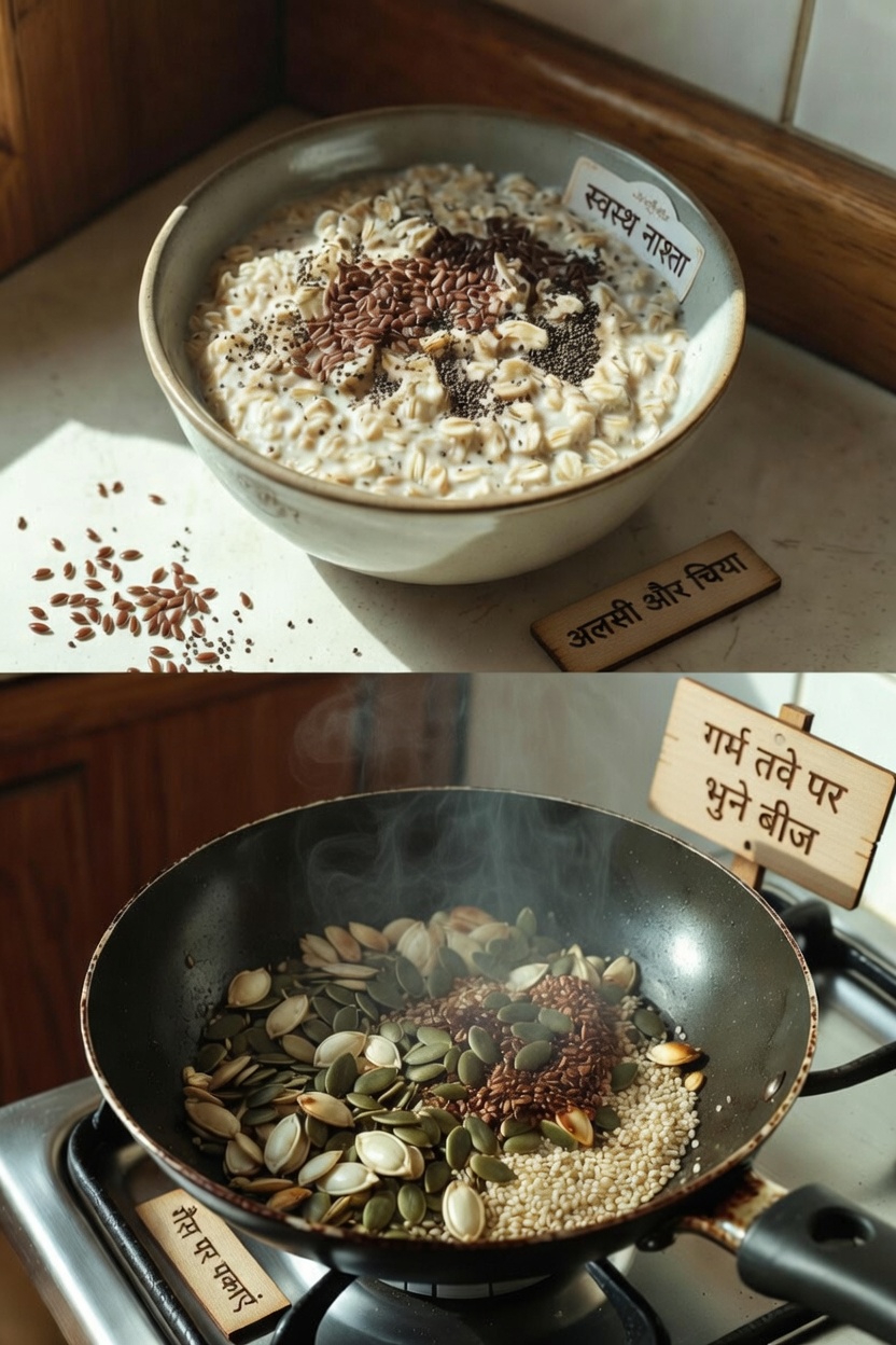 6 पोषक तत्वों से भरपूर बीज जिन्हें वरिष्ठ नागरिक संपूर्ण स्वास्थ्य और ऊर्जा बढ़ाने के लिए रोज़ खा सकते हैं – आसान टिप्स