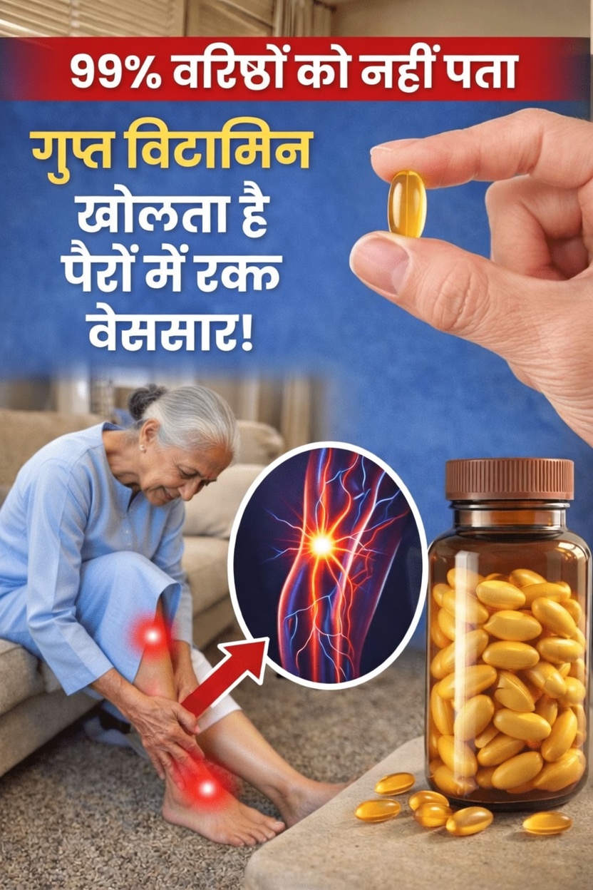 पैरों को जल्दी मजबूत बनाने वाले विटामिन (60 वर्ष से अधिक उम्र के वरिष्ठों के लिए)