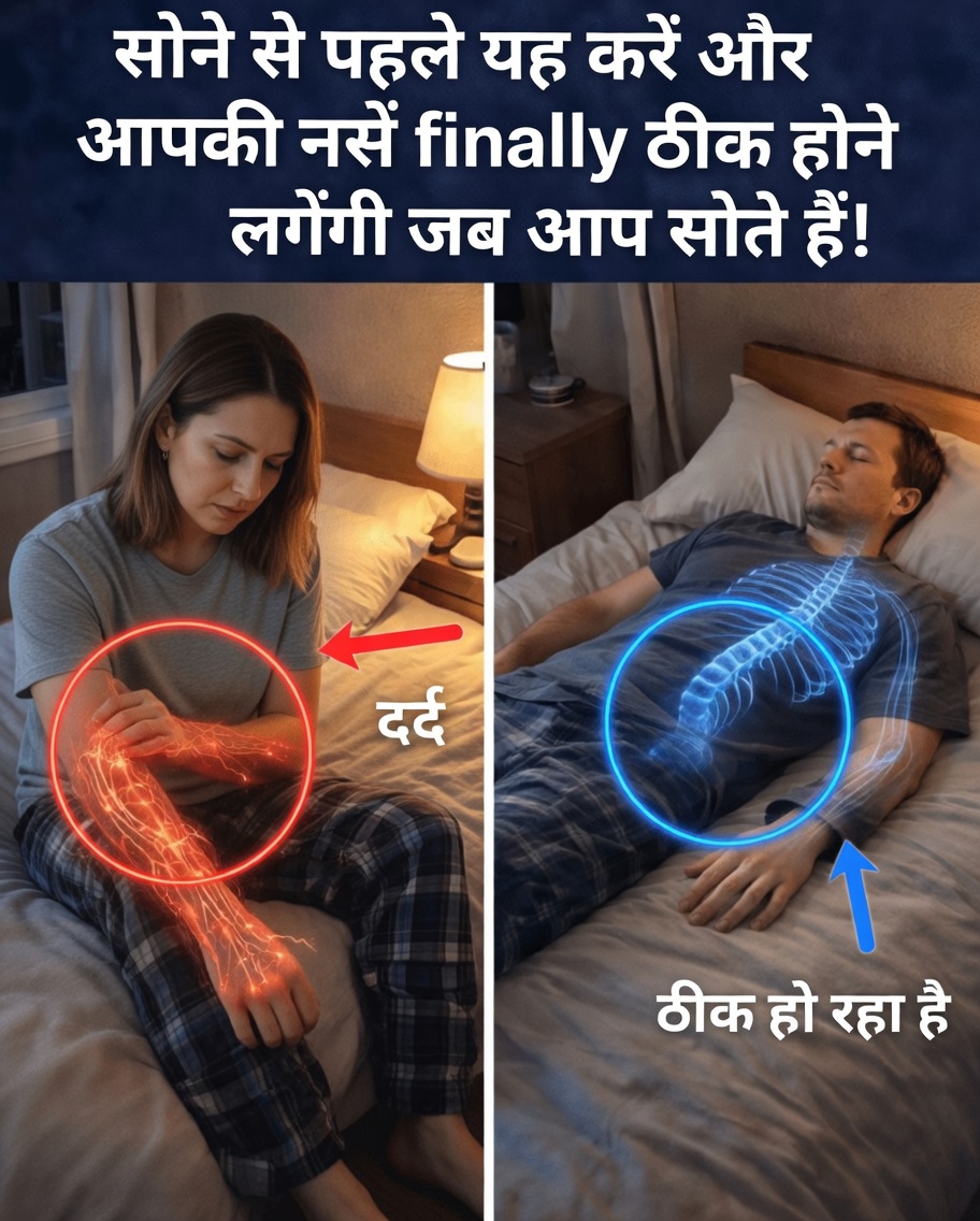 नींद के दौरान आपके शरीर की नसों की प्राकृतिक रिकवरी को सहारा देने के लिए सरल शाम की दिनचर्याएँ