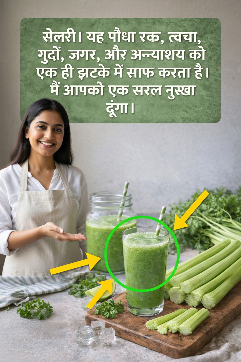 सेलेरी जूस: इसके प्राकृतिक पोषक तत्वों और जलयोजन लाभों को जानने के लिए एक सरल दैनिक आदत
