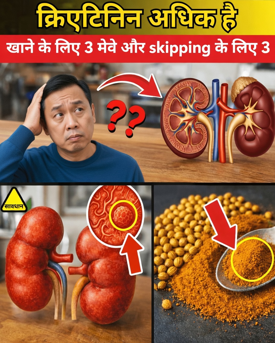 उच्च क्रिएटिनिन स्तर? किडनी की सेहत के लिए खाने योग्य 3 मेवे और सीमित करने योग्य 3 मेवों के बारे में जानें