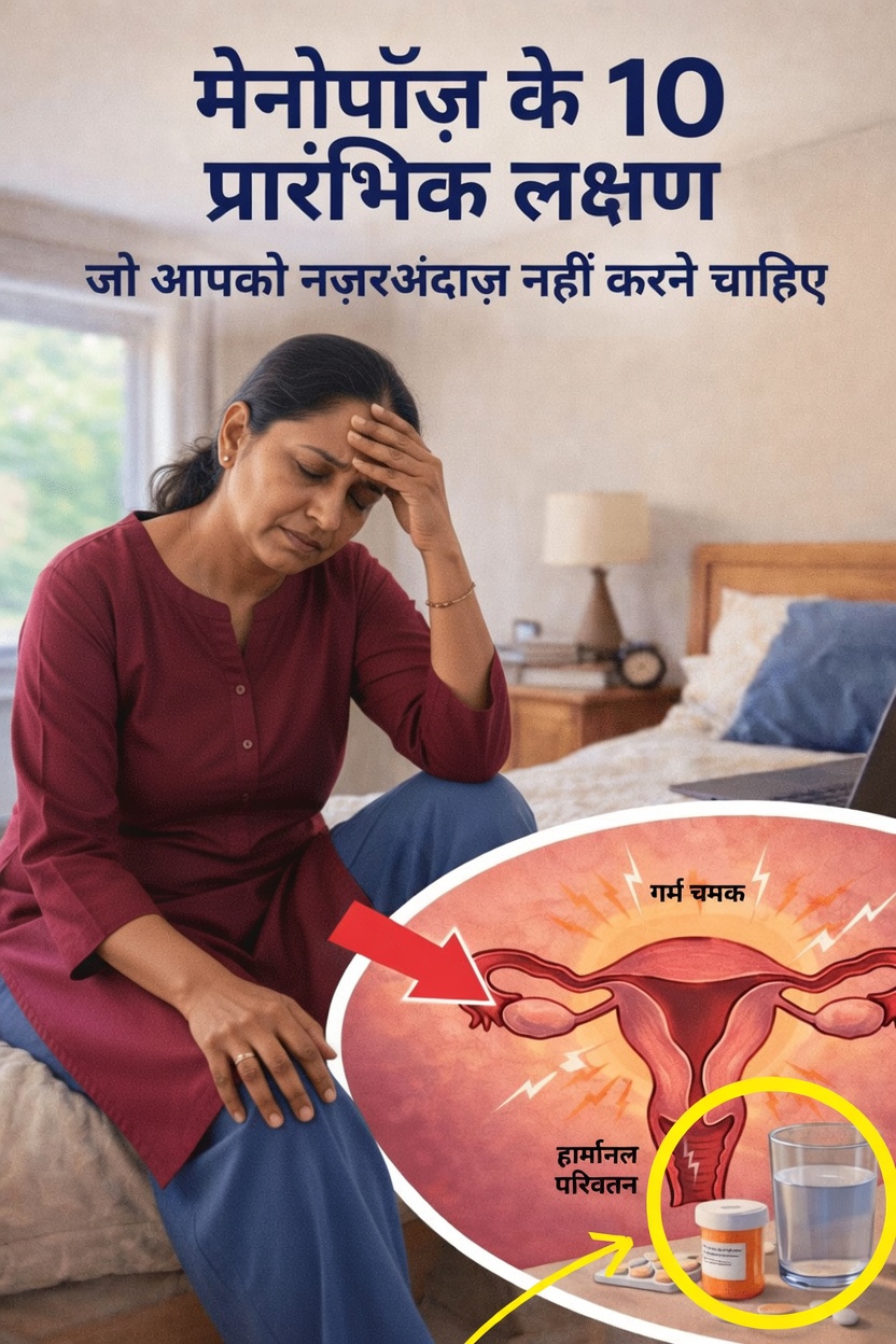 पेरिमेनोपॉज़ और मेनोपॉज़ के 10 शुरुआती संकेत जिनके बारे में आपको पता होना चाहिए