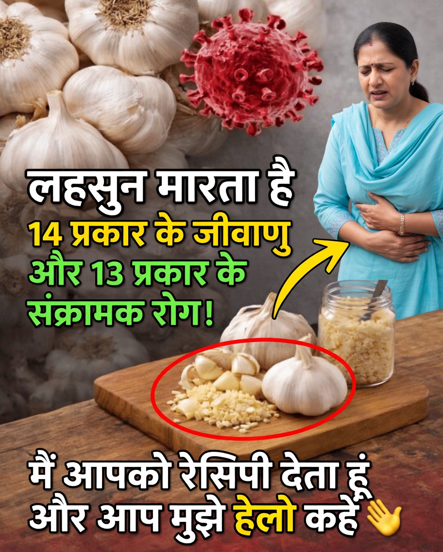 क्या यह सच है कि लहसुन 14 प्रकार के बैक्टीरिया और 13 प्रकार के संक्रमणों को मारता है?