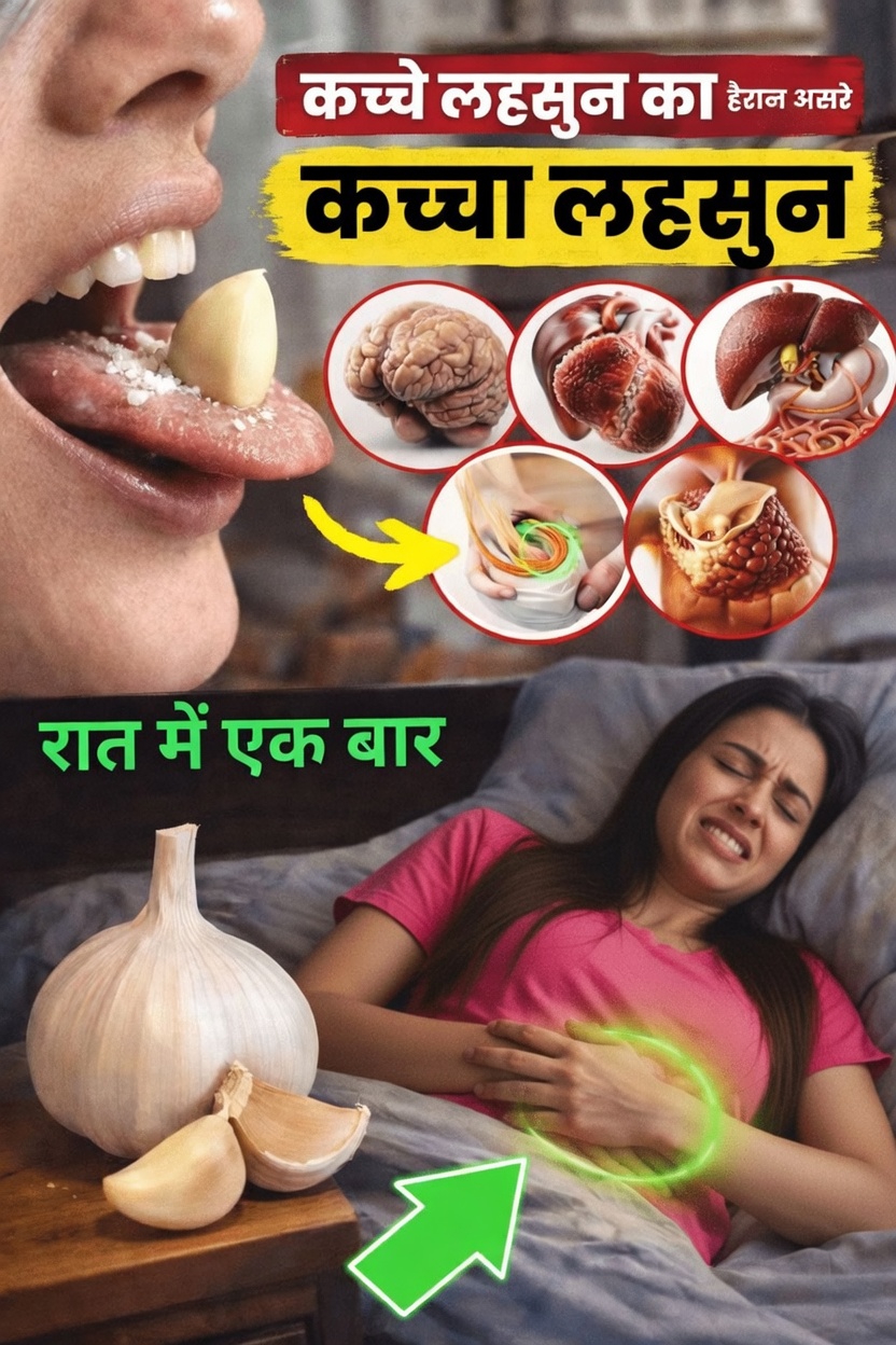 जब आप हर दिन 2 ताज़ी कच्ची लहसुन की कलियाँ खाते हैं तो आपके शरीर में क्या होता है