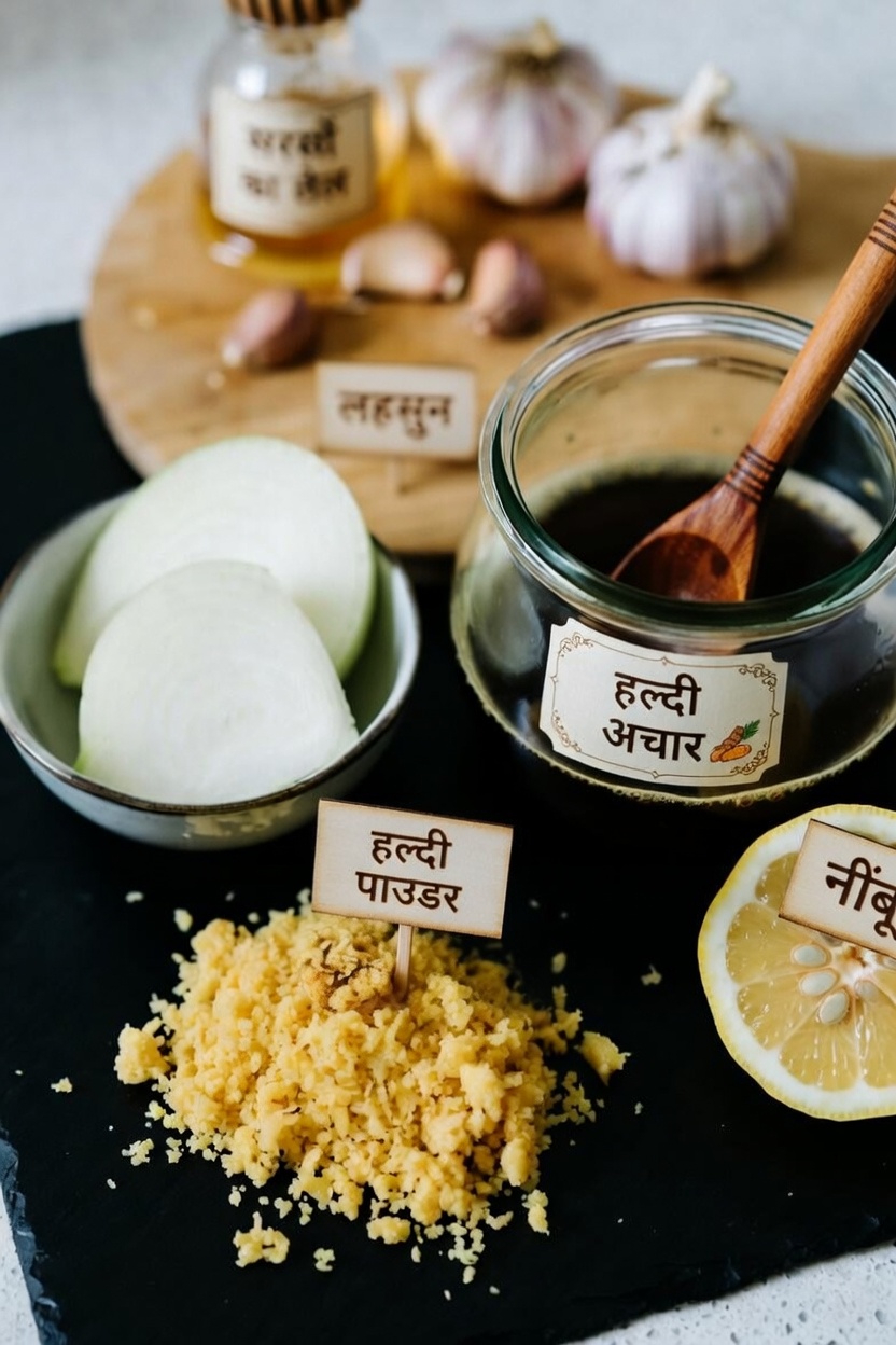घर पर कसा हुआ अदरक, प्याज, लहसुन, नींबू का रस और शहद का मिश्रण तैयार करने की सरल मार्गदर्शिका