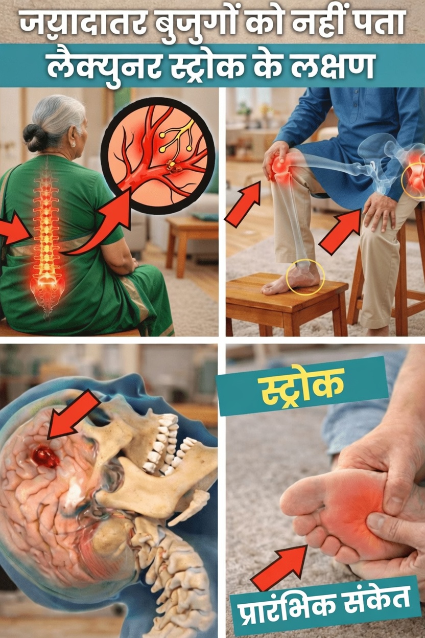 वे 7 लैकिनर स्ट्रोक चेतावनी संकेत कौन-से हैं जिन्हें 60 वर्ष से अधिक उम्र के अधिकांश वरिष्ठ अक्सर नज़रअंदाज़ कर देते हैं