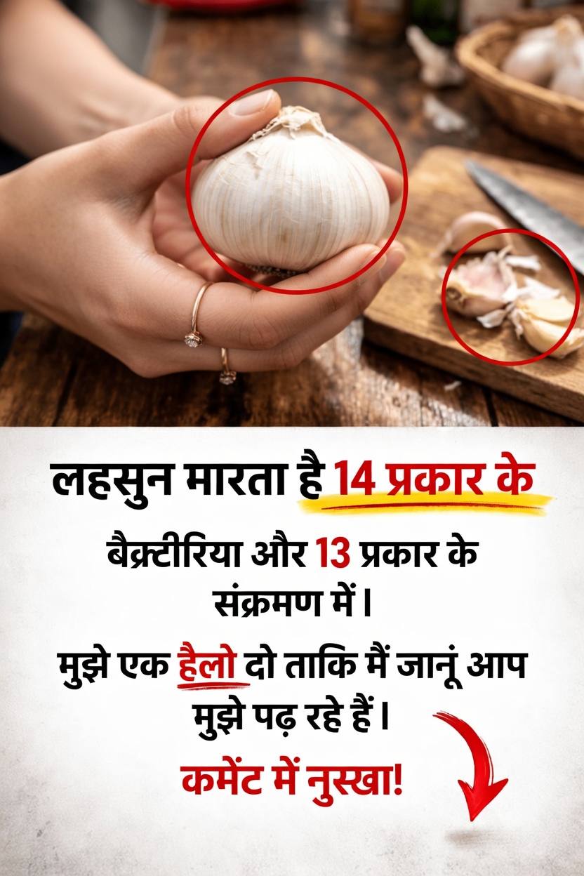लहसुन: प्राकृतिक एंटीबायोटिक जो संक्रमणों का सफाया कर देता है