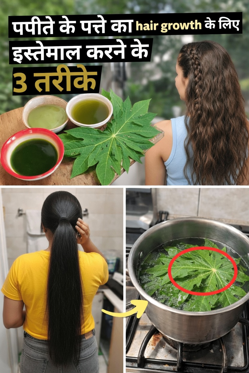 क्या पपीते की पत्तियां बालों और खोपड़ी को अधिक स्वस्थ बनाने में मदद कर सकती हैं? आज़माने के लिए दो आसान DIY तरीके