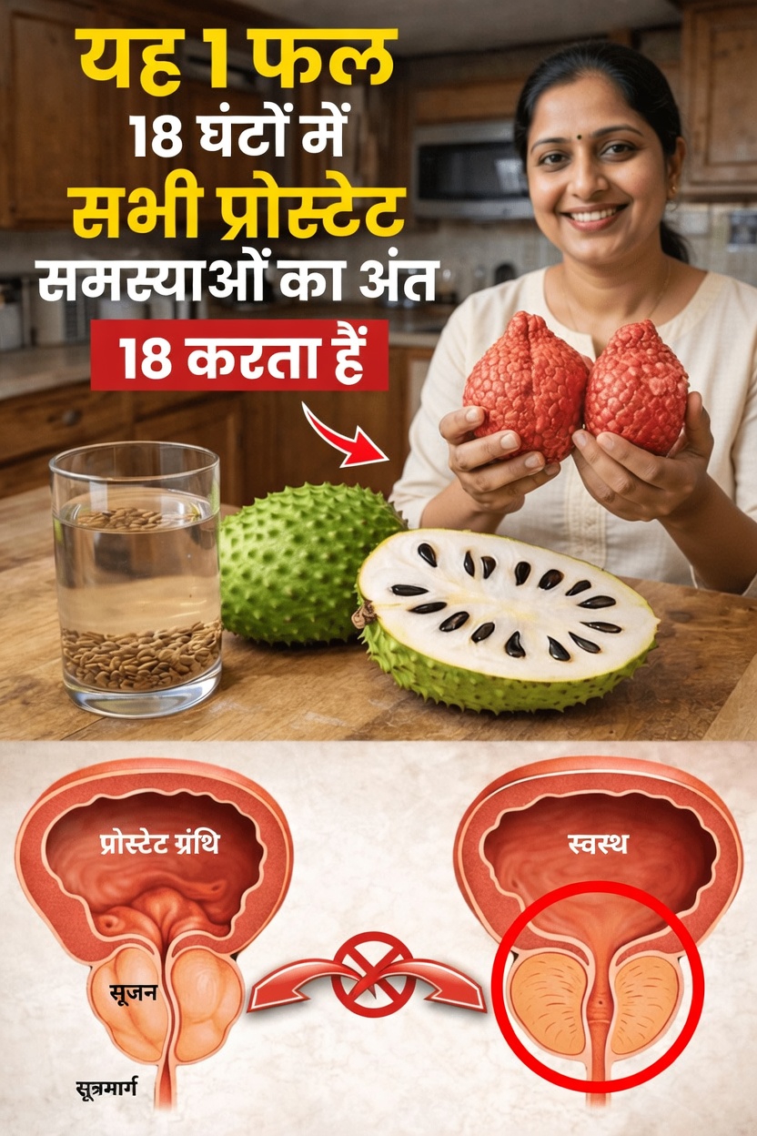 सॉरसॉप (ग्रेविओला): प्रोस्टेट स्वास्थ्य के समर्थन में इसकी संभावित भूमिका की पड़ताल – शोध क्या सुझाता है