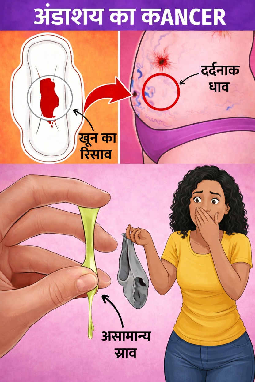 डिम्बग्रंथि कैंसर के 8 महत्वपूर्ण संकेत जिनके बारे में हर महिला को पता होना चाहिए