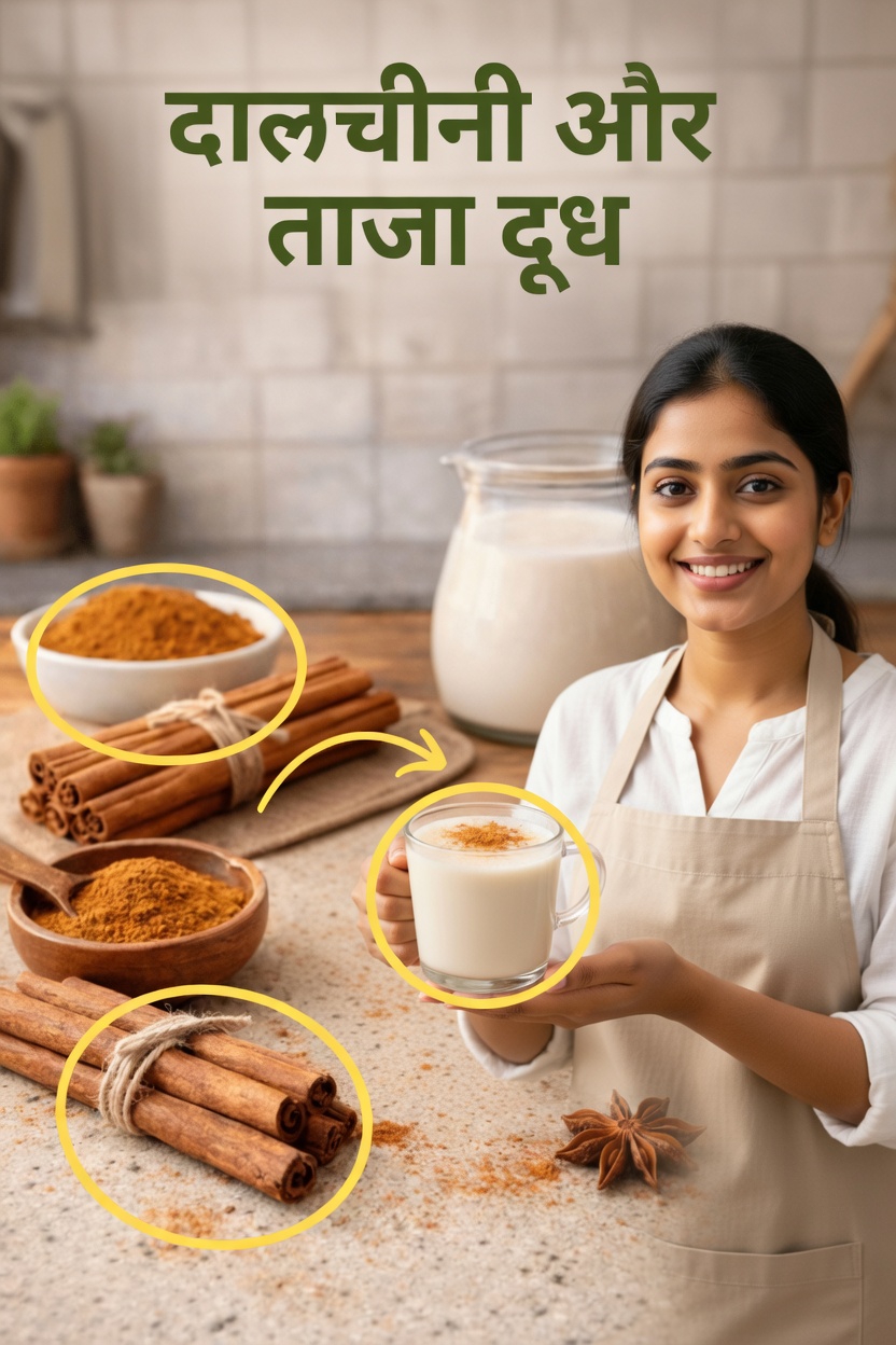 गर्म दालचीनी वाला दूध: आँखों की सेहत और समग्र स्वास्थ्य के लिए आज़माने योग्य एक सरल शाम की आदत
