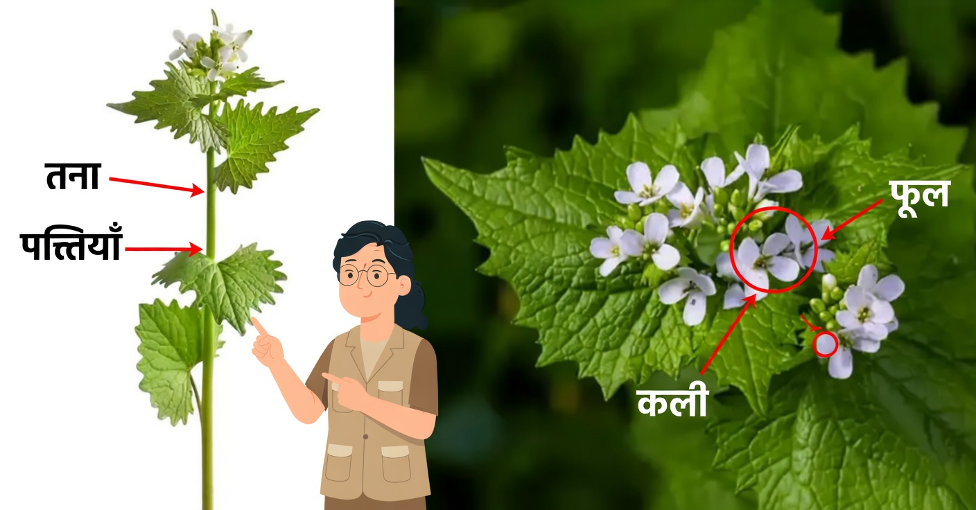 गार्लिक मस्टर्ड (Alliaria petiolata): 20 चौंकाने वाले फायदे और घरेलू उपयोग