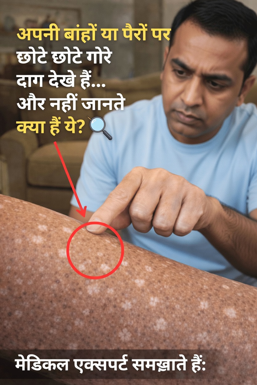 आपकी बाहों और पैरों पर छोटे सफेद धब्बे क्यों दिखाई देते हैं? त्वचा में होने वाले इस आम बदलाव को समझें