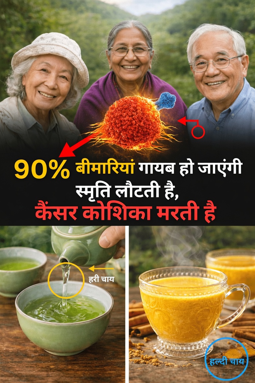 ग्रीन टी और हल्दी की वह सरल दैनिक आदत जो समग्र स्वास्थ्य और दीर्घायु का समर्थन करती है