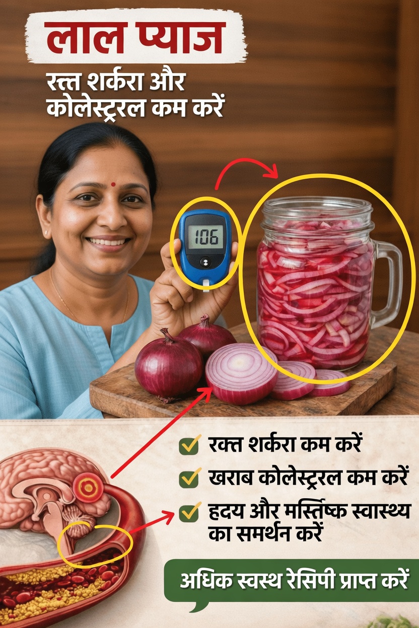 लाल प्याज और रक्त शर्करा प्रबंधन: संभावित लाभों की पड़ताल और उन्हें शामिल करने के आसान तरीके