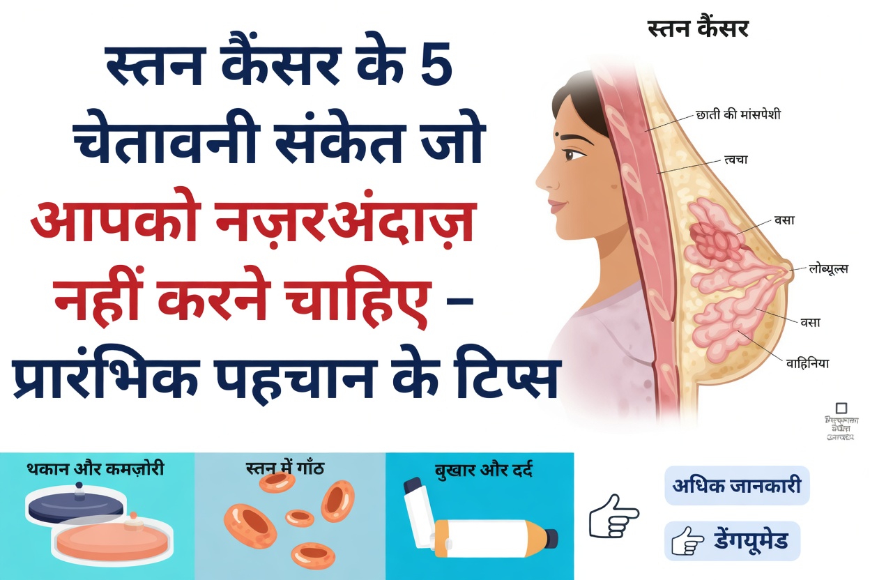 महिलाओं में स्तन कैंसर के 10 चेतावनी संकेत जिन्हें आपको कभी नज़रअंदाज़ नहीं करना चाहिए और हमेशा डॉक्टर से जांच करानी चाहिए