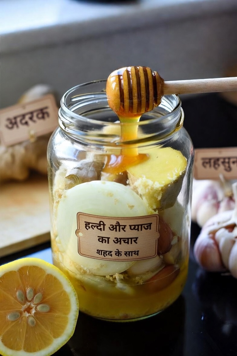 शक्तिशाली दैनिक चम्मच: लोग अदरक, प्याज, लहसुन, नींबू और शहद को क्यों मिला रहे हैं