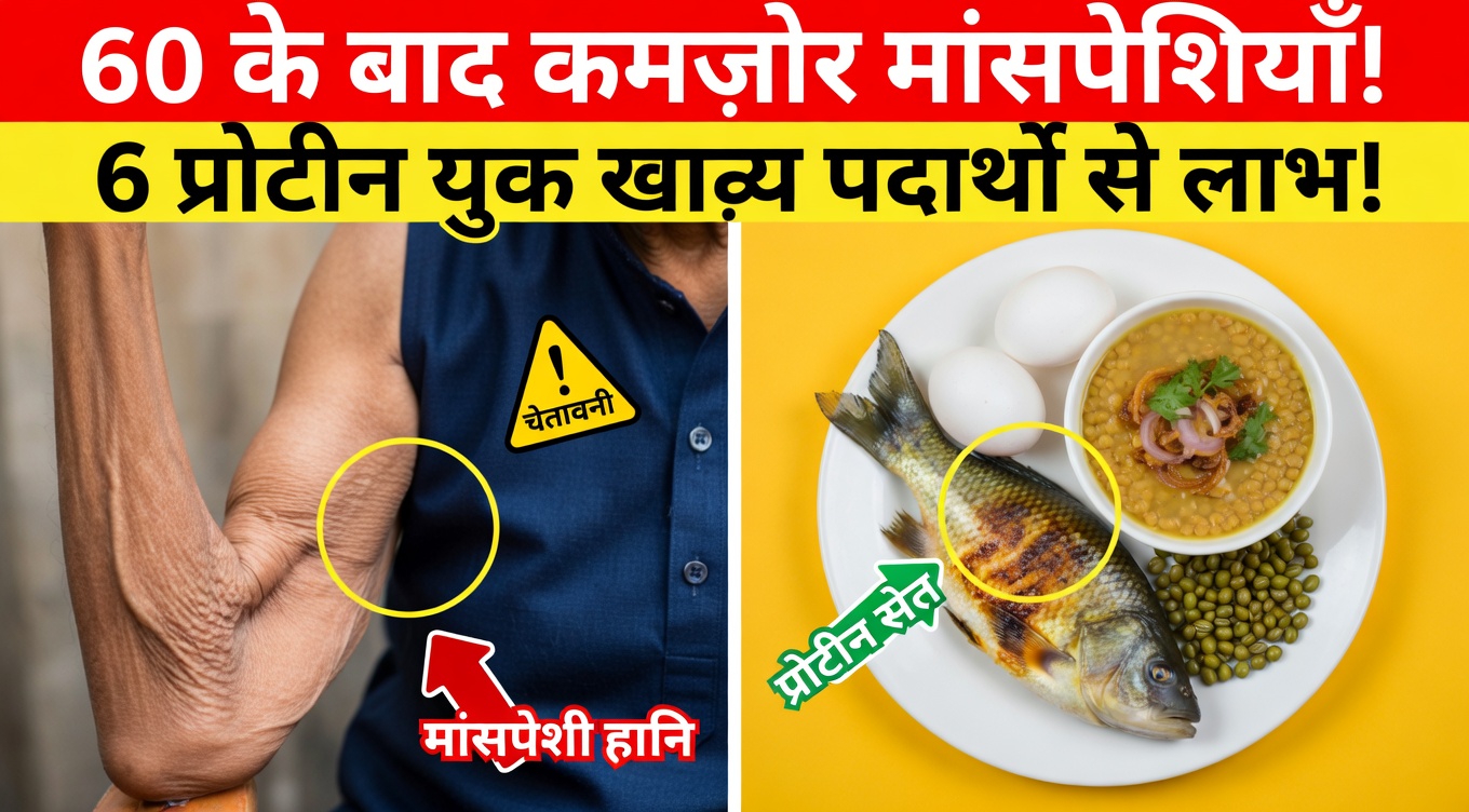 60 वर्ष से अधिक उम्र के वरिष्ठों में पैरों की मांसपेशियों के स्वास्थ्य को सहारा देने में मदद कर सकने वाले शीर्ष 3 खाद्य पदार्थ