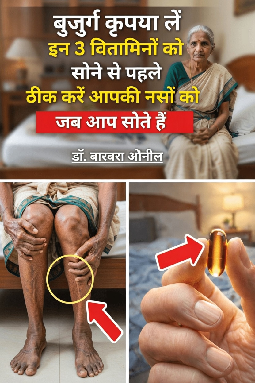 60 के बाद नसों के स्वास्थ्य और पैरों की ताकत को सहारा देने के लिए सोने से पहले की 3 सरल आदतें