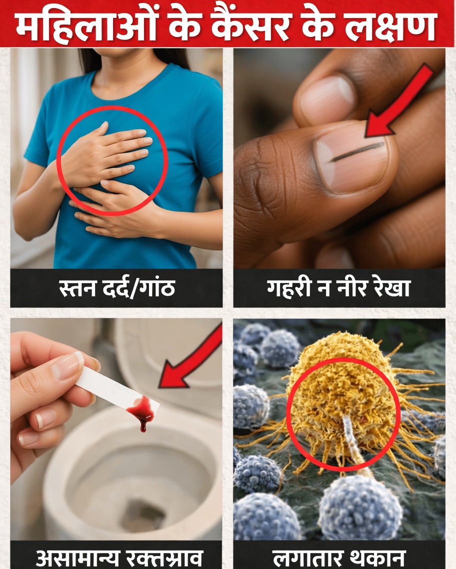 कैंसर के 14 दिखाई देने वाले लक्षण जिन्हें अधिकांश महिलाएं नज़रअंदाज़ करती हैं