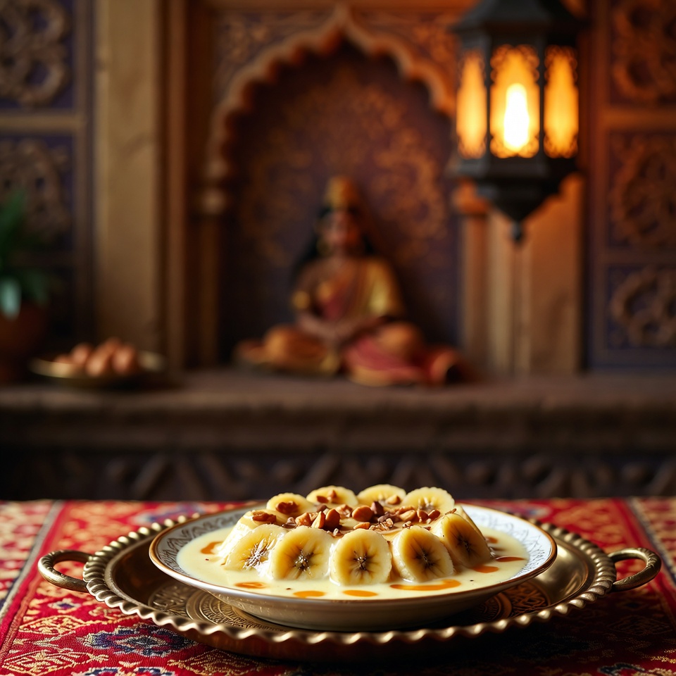 बनाना फोस्टर पुडिंग