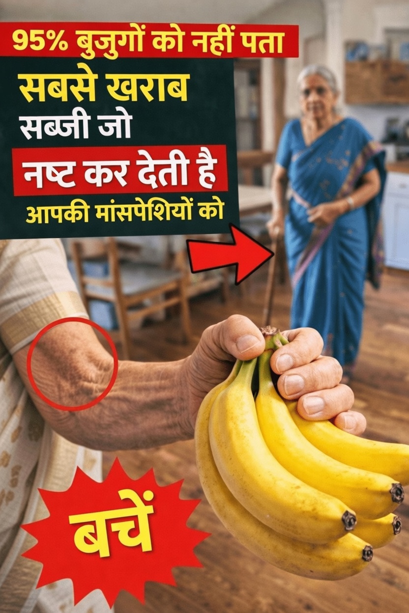 क्या यह आम सब्ज़ी चुपचाप बुज़ुर्गों में मांसपेशियों के नुकसान में योगदान दे रही है?