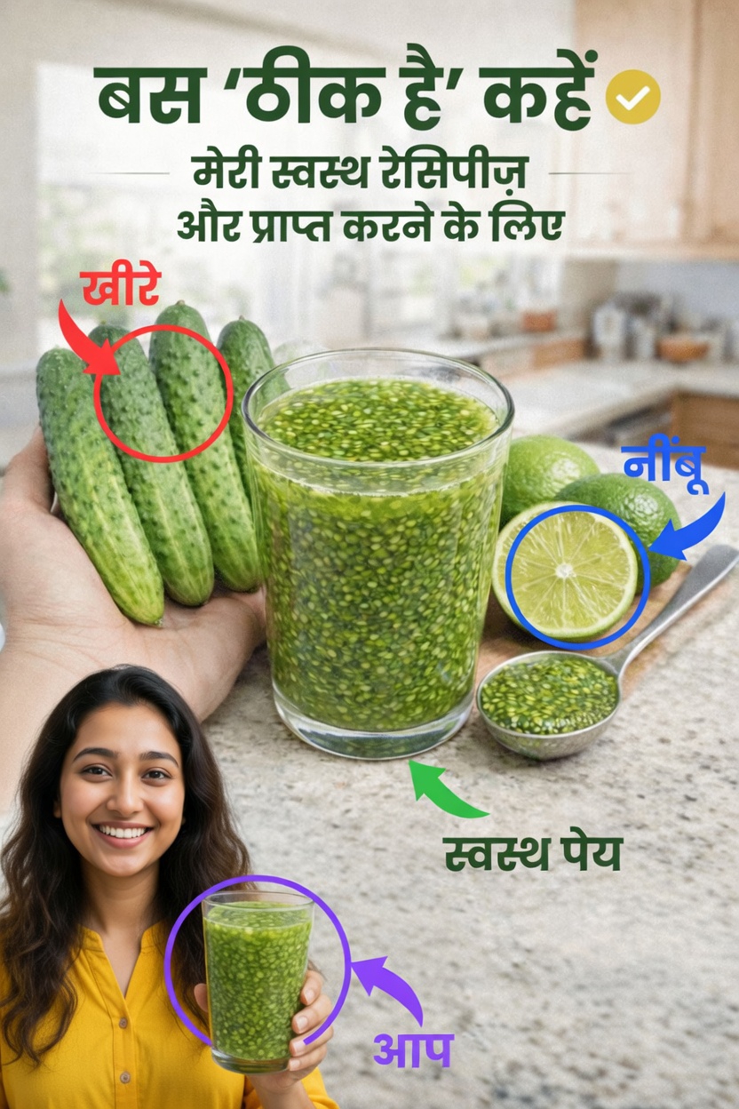 क्यों खीरा और नींबू का यह सरल पानी आपकी नई दैनिक आदत बन सकता है