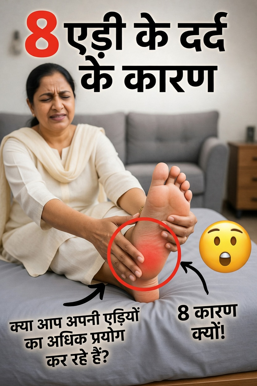 एड़ी में दर्द के 8 कारण जानें…और देखें