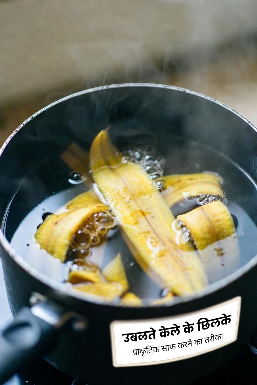 स्वस्थ बालों के लिए प्राकृतिक हेयर रिंस के रूप में उबले केले के छिलके के पानी का उपयोग करने के आश्चर्यजनक फायदे जानें