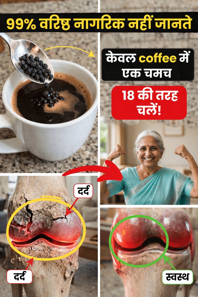 अपनी सुबह की कॉफी में बस एक चम्मच मिलाएँ — 60 से अधिक उम्र के वरिष्ठ लोग आए बदलावों से हैरान हैं