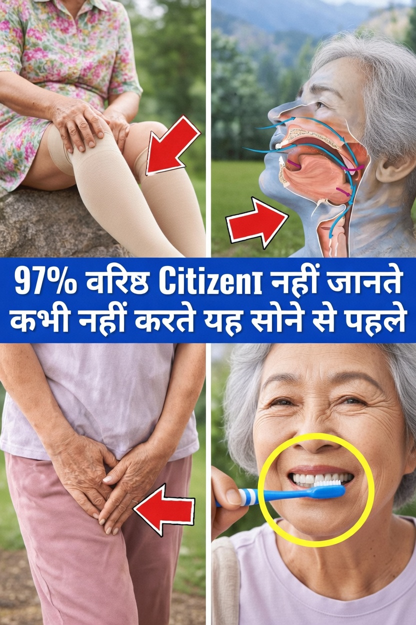 70 वर्ष से अधिक उम्र के वरिष्ठों में स्वास्थ्य जोखिम बढ़ा सकने वाली रात की 10 आम आदतें और उनके सुरक्षित विकल्प खोजें