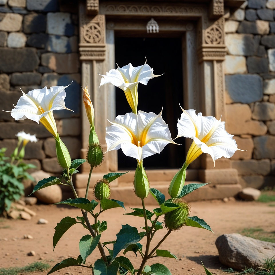 डेटूरा स्ट्रामोनियम: रहस्यमय काँटेदार सेब का पौधा