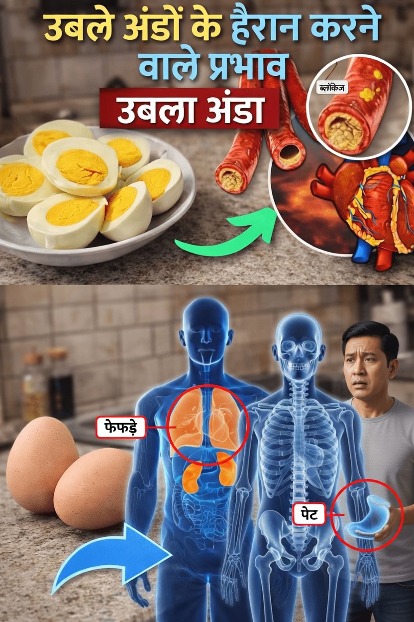 जब आप हर सुबह 2 उबले अंडे खाते हैं तो आपके शरीर में क्या होता है? जानिए रोज़ मिलने वाले चौंकाने वाले फायदे