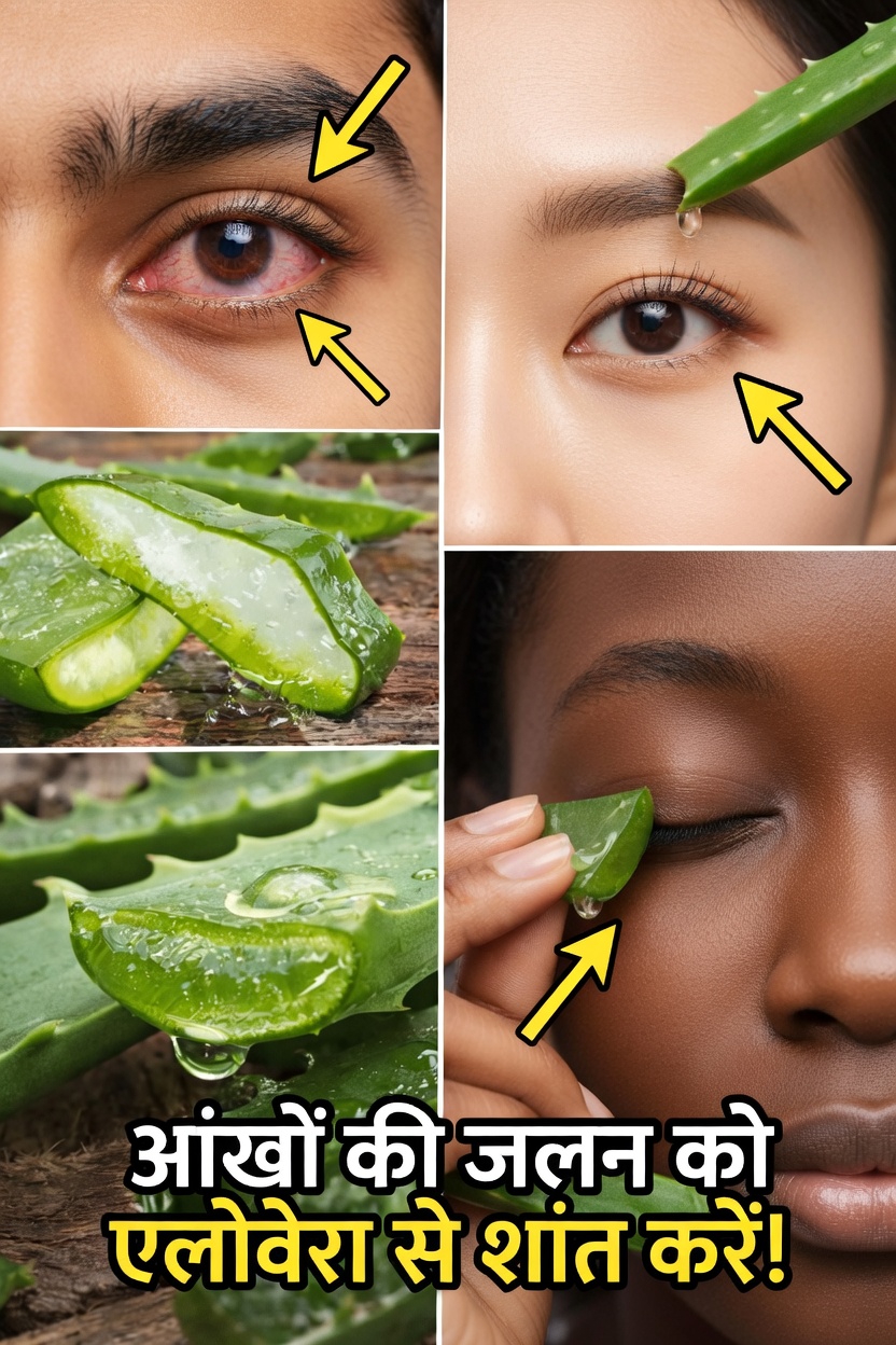 आंखों को आराम देने के लिए एलोवेरा: लालिमा, सूखापन और रोज़मर्रा की जलन को सुरक्षित रूप से शांत करने की दैनिक आदतें