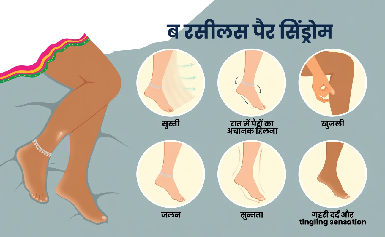 रात में रेस्टलेस लेग सिंड्रोम को समझना और कोमल आदतें जो बेहतर नींद के आराम में मदद कर सकती हैं