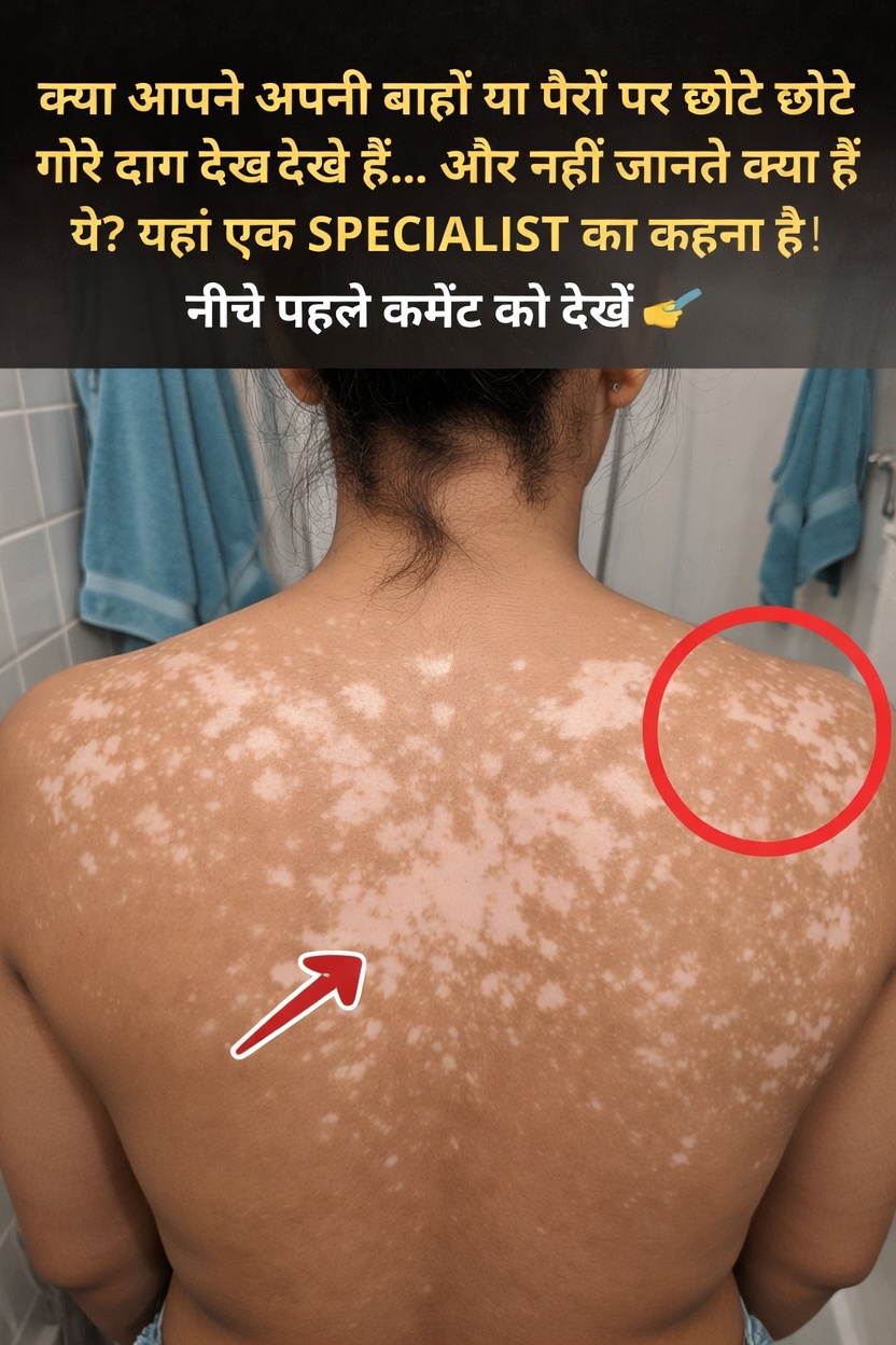 आपकी बाहों और टांगों पर वे छोटे सफेद धब्बे: उनका वास्तव में क्या मतलब है